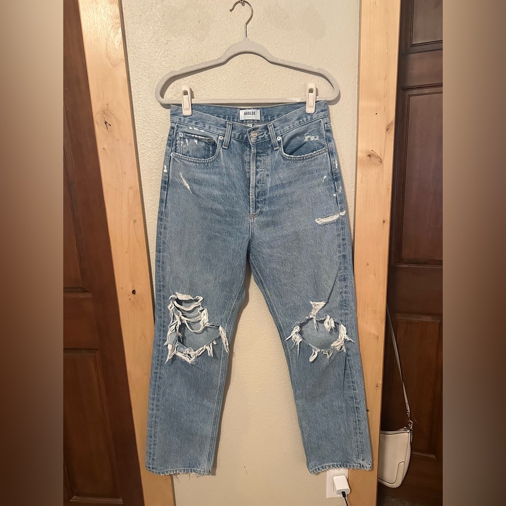 Agolde Light Blue Denim Jeans